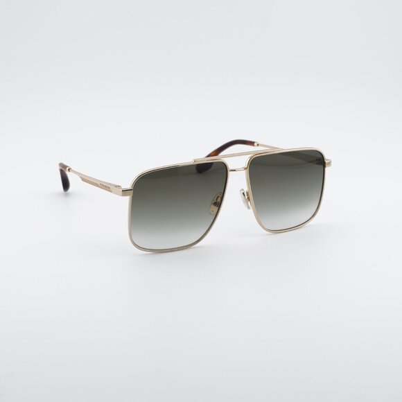 Victoria Beckham VB240S 700 Sunglasses Gold Square Frame, Khaki Gradient Lenses main image 7